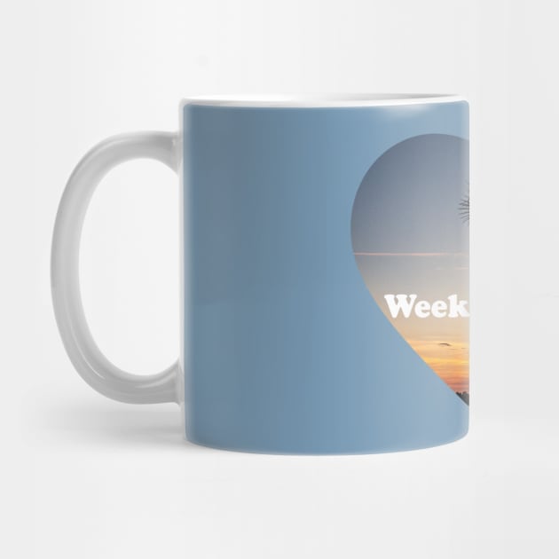 Weekend Vibes Sunset by Suncatcher Photos - Apparel - Home Decor